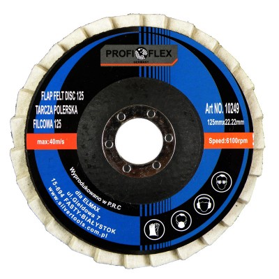 Polierscheibe Ø125 mm, 22,2...