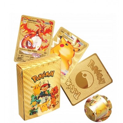 Goldenes Pokemon-Kartendeck...