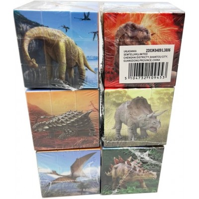 Zauberwürfel 3x3 Dinosaurier
