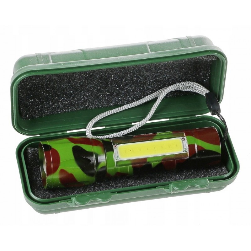 COB LED žibintuvėlis, ZOOM, USB COB LED žibintuvėlis, ZOOM, USB