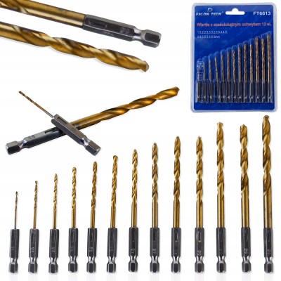 Bohrer-Set mit Sechskant...