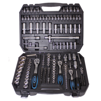 Įrankių komplektas 1/2' 3/8' 1/4, 171vnt