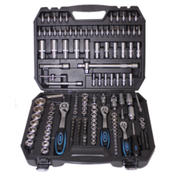 Įrankių komplektas 1/2' 3/8' 1/4, 171vnt