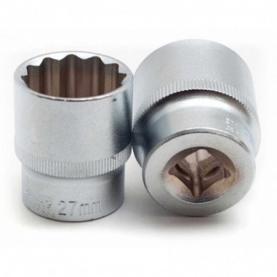 Galvutė 1/2, 22mm, 12-Kampė, Cr-V