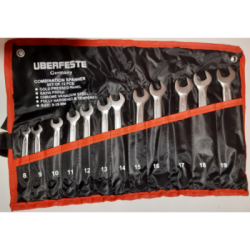 Kombinuotų raktų rinkinys 12d. 8-19mm Cr-V
