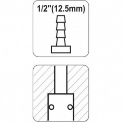 Greita jungtis 1/4, lizdas žarnai 1/2(12,5mm)