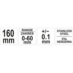 Slankmatis stabdžių diskams 0-60mm