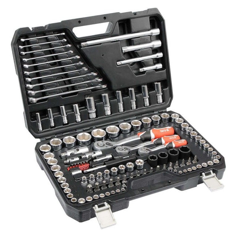 Galvučių ir raktų komplektas 120vnt. 1/2", XL