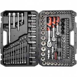 Galvučių ir raktų komplektas 120vnt. 1/2", XL