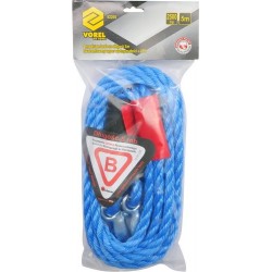 Buksyravimo linas 5m, 2,5t su 2-kabliais