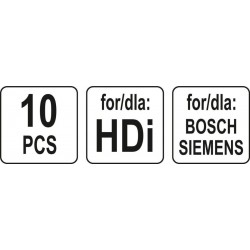 PSA 2,0 HDI purkštukų išėmėjas 10vnt.