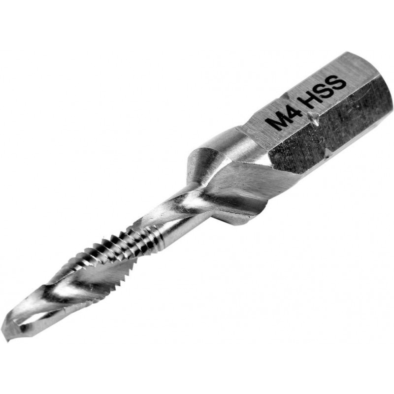 Kombinuotas grąžtas-sriegiklis M4, HEX