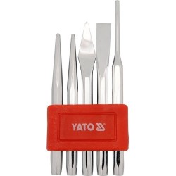 Kaltų ir išmušėjų rinkinys 5vnt.