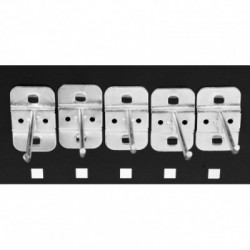 Perforotos panelės laikikliai, 5vnt.