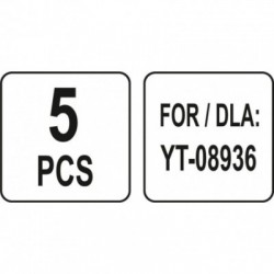 Perforotos panelės laikikliai, 5vnt.