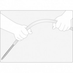 Vamzdžių lankstymo spyruoklė, vidinė, 20mm PEX-AL-PEX Vamzdžių lankstymo spyruoklė, vidinė, 20mm PEX-AL-PEX