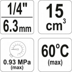 Drėgmės filtras su reguliatoriumi ir manometru 1/4''