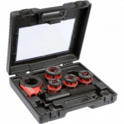 Vamzdžių sriegimo komplektas su terkšle 4vnt. (3/8"-1")