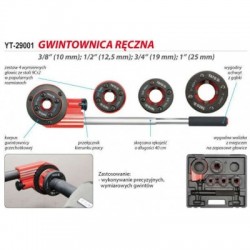 Vamzdžių sriegimo komplektas su terkšle 4vnt. (3/8"-1")