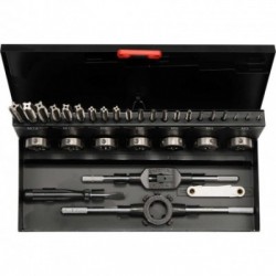 Sriegiklių, sriegpjovių rinkinys 32vnt. HSS