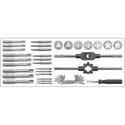 Sriegiklių, sriegpjovių rinkinys 32vnt. HSS