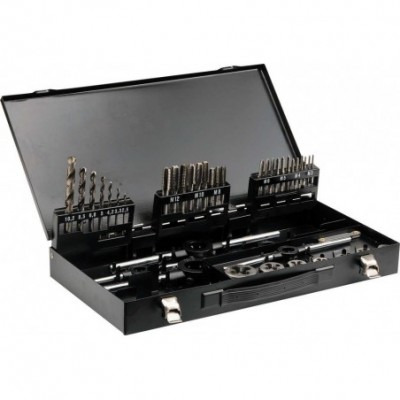 Sriegiklių, sriegpjovių rinkinys 44vnt. HSS