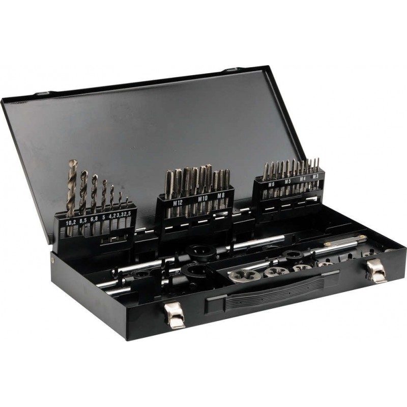 Sriegiklių, sriegpjovių rinkinys 44vnt. HSS