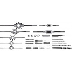 Sriegiklių, sriegpjovių rinkinys 44vnt. HSS