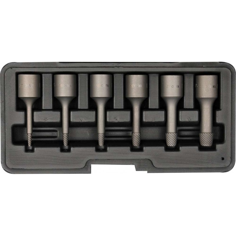 Galvučių rinkinys varžtams išsukti 3/8", 6 vnt.