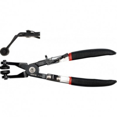 Replės aušinimo žarnų sąvaržoms 215mm, lenktos 45°