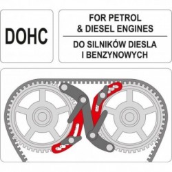 Paskirstymo veleno blokavimo įrankis, universalus