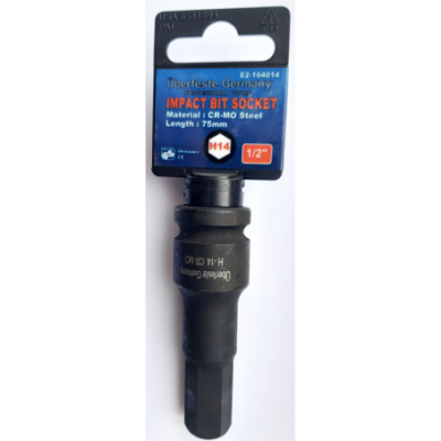 Antgalis smūginis 1/2", H14, 75mm