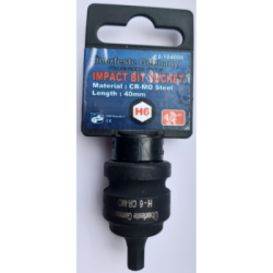 Antgalis smūginis 1/2", H6, 40mm