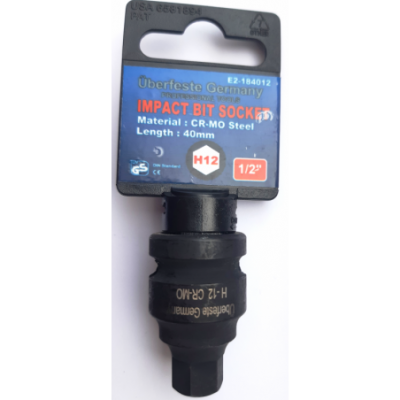 Antgalis smūginis 1/2", H12, 40mm
