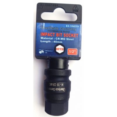 Antgalis smūginis 1/2", H19, 40mm