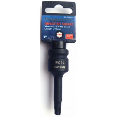 Antgalis smūginis 1/2", T45, 75mm