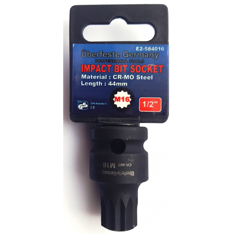 Antgalis smūginis 1/2", M16, 40mm