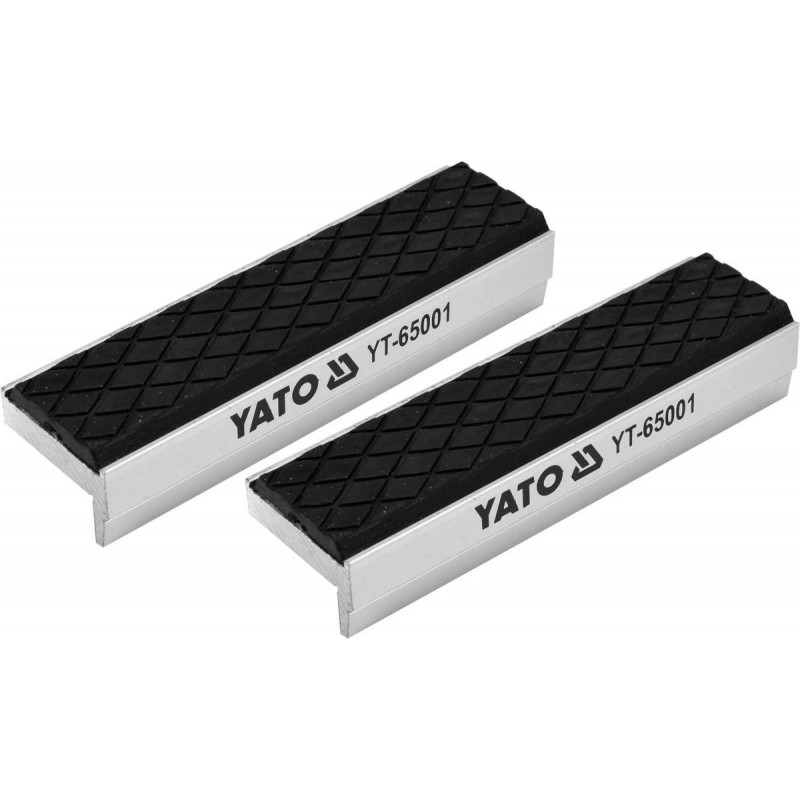 Spaustuvų lūpų apsaugos gumuotos, Aliuminės, 100mm, 2vnt Spaustuvų lūpų apsaugos gumuotos, Aliuminės, 100mm, 2vnt