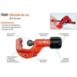 Vamzdelių pjovimo įrankis, 3-32mm