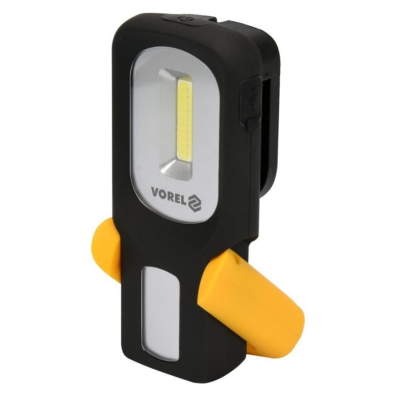 Darbo lempa akumuliatorinė COB LED 3W +raudona šviesa