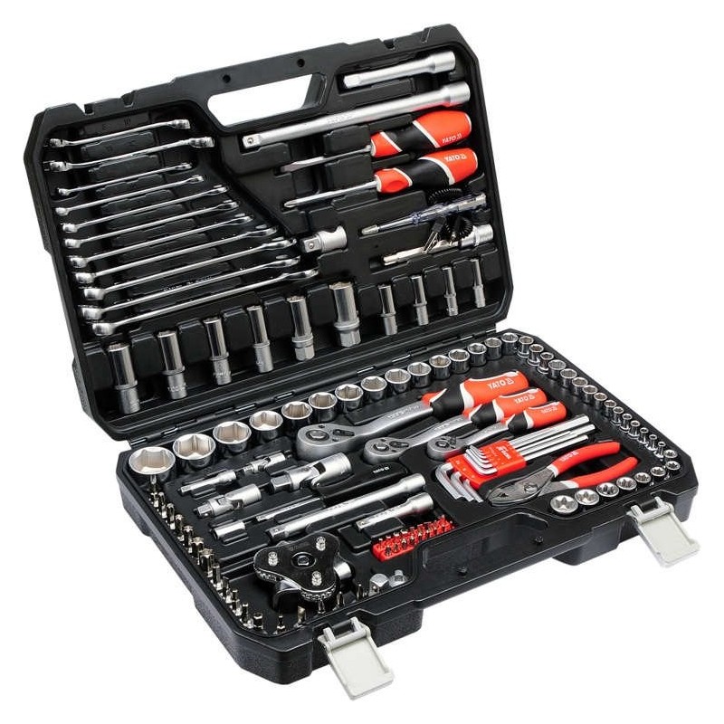 Galvučių ir raktų komplektas 126vnt. 1/2″, XL