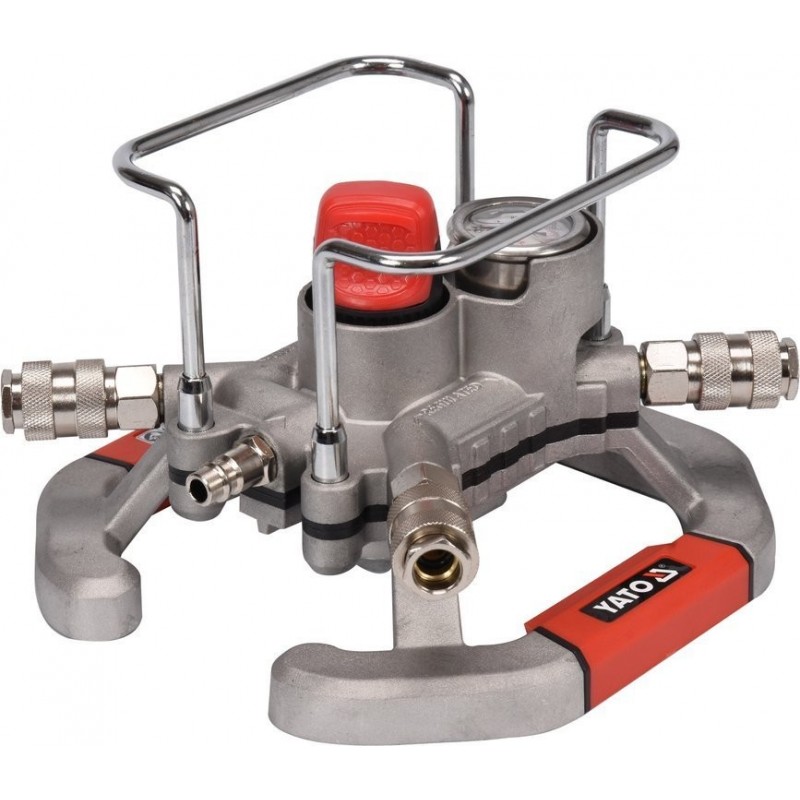 Pneumatinis oro skirstytuvas su slėgio reguliavimu, 4 lizdai