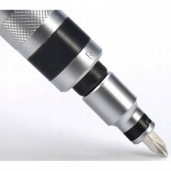 Smūginis atsuktuvas 1/2", reversinis, Cr-V, 12-antgaliais