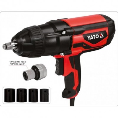 Elektrinis smūginis veržliaraktis 1/2″ 600Nm/1200W YATO