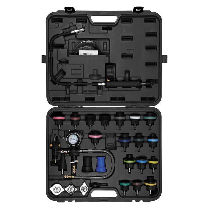 Radiatoriaus sandarumo, slėgio tikrinimo rinkinys 28vnt.