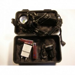 Prožektorius ant galvos, P90 šviesos diodas, pakraunamas