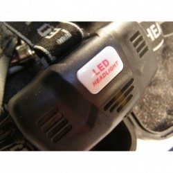 Prožektorius ant galvos, P90 šviesos diodas, pakraunamas