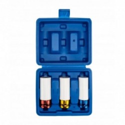 Smūginių galvučių rinkinys su apsaugom 1/2″, 17, 19, 21mm