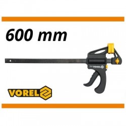Spaustuvai F-tipo greito užspaudimo 600 mm