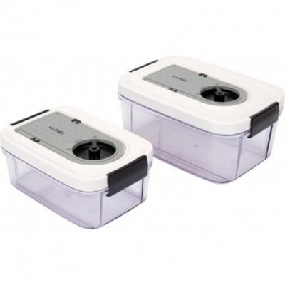 Vakuuminiai indai su datos nustatymu 2 vnt. (0,75L, 1,5L)